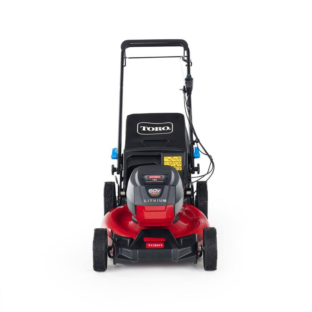 Toro 21326T 21 in. Recycler SmartStow 60-Volt Brushless Cordless Battery Walk Behind Self-Propelled Lawn Mower (Bare Tool)