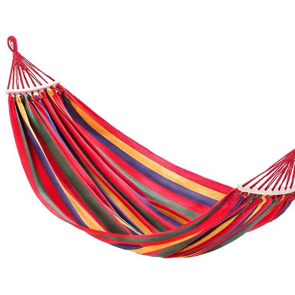 Portable Indoor/outdoor Hanging Garden Canvas Hammock Canvas Bed Camping Hanging Porch Backyard  Swing Chair Travel