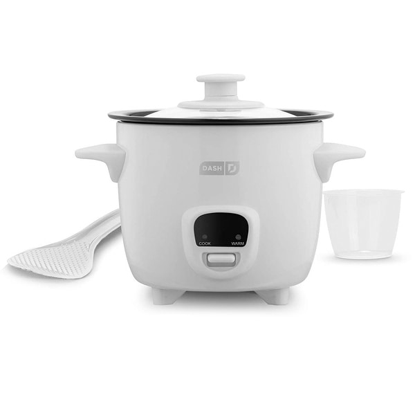 Dash Mini 16 Ounce Rice Cooker in White with Keep Warm Setting - - 37313825