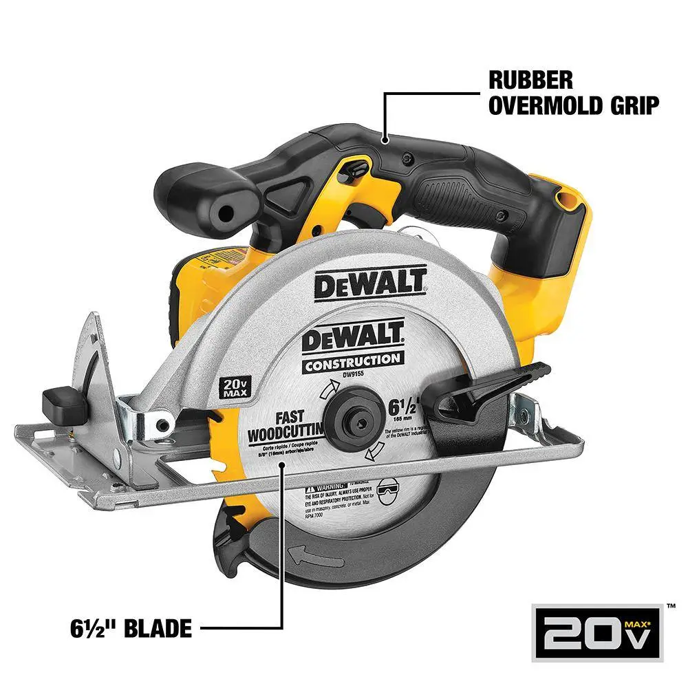 DEWALT 20V MAX XR Cordless Brushless 12 in. DrillDriver 6-12 in. Circular Saw (1) 20V 5.0Ah Battery and Charger DCD791P1W391