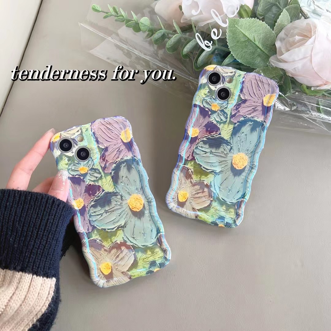 🔥🔥iPhone Colorful Oil Painting Exquisite Phone Case