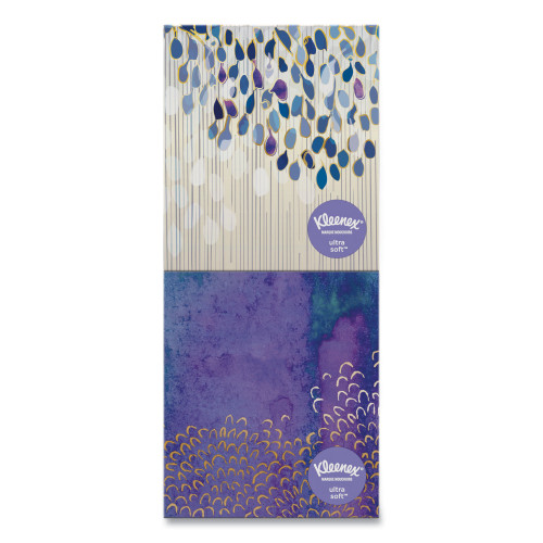 Kleenex Ultra Soft Facial Tissue， 3-Ply， White， 65 Sheets/Box， 4 Boxes/Pack， 12 Packs/Carton (50173CT)