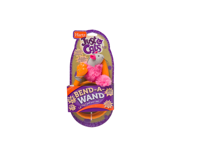 Hartz Just For Cats Bend-A-Wand Cat Toy， Assorted