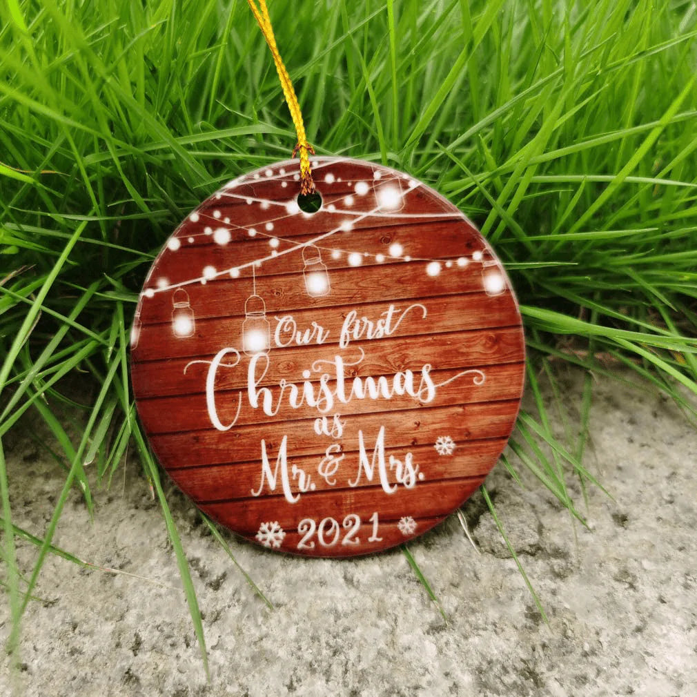 ZUNON First Christmas in Our New Home Ornaments 2021 Our First Christm
