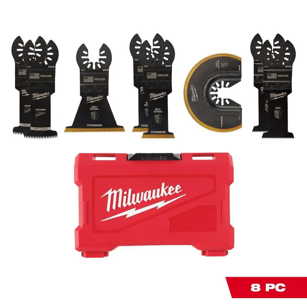 Milwaukee Oscillating Multi-Tool Blade Kit (8-Piece) 49-10-9212