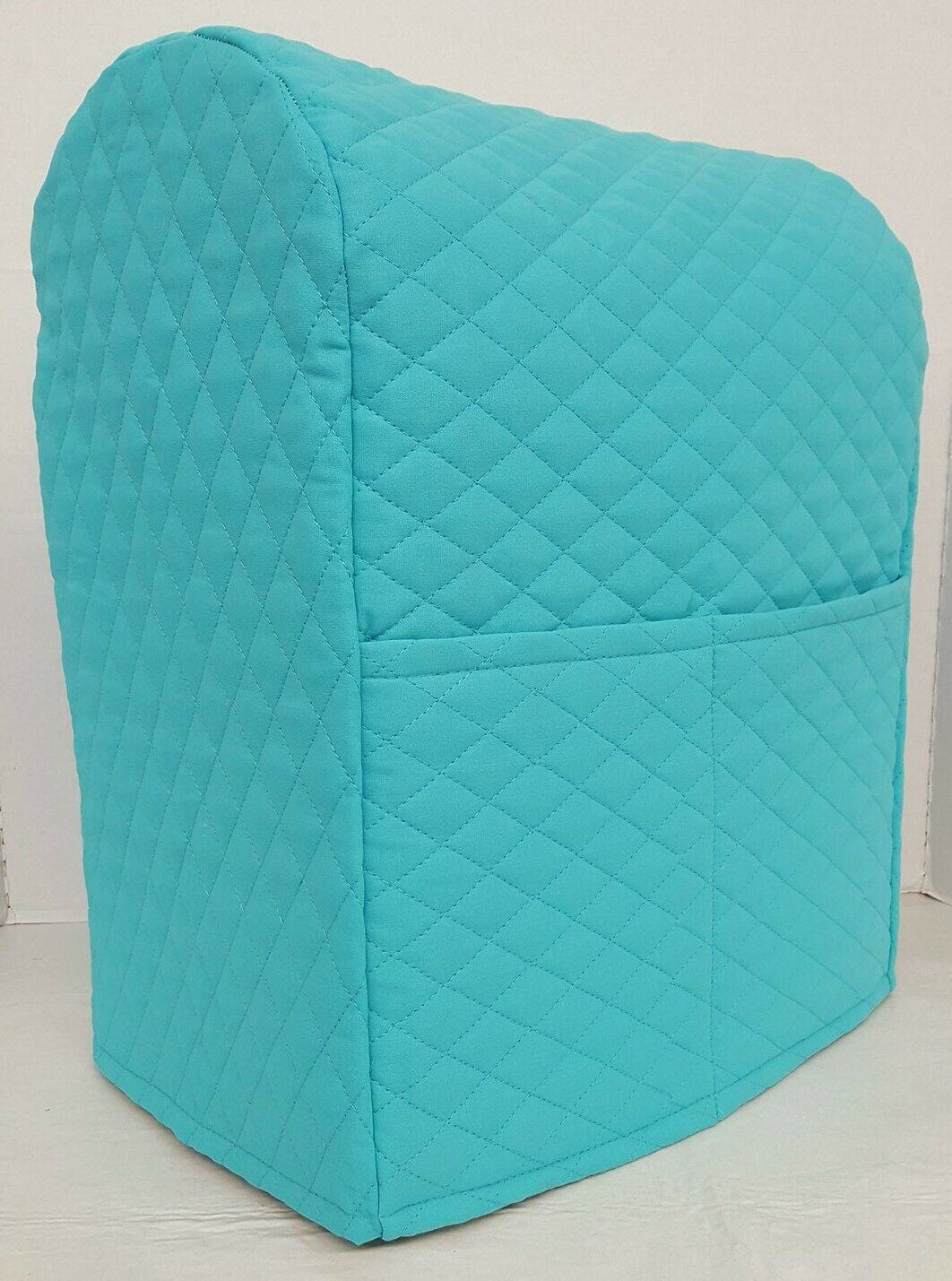 Quilted Cover Compatible with Kitchenaid Stand Mixer by Penny's Needful Things (Aqua Blue, 3.5 qt Artisan Mini Tilt Head)