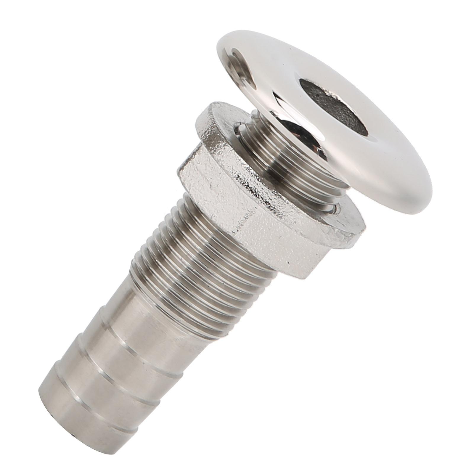 Outdoor Stainless Steel Water Outlet Port Boat Body Bottom Yacht Bilge Drain Vent Accessorymjs0223/8in