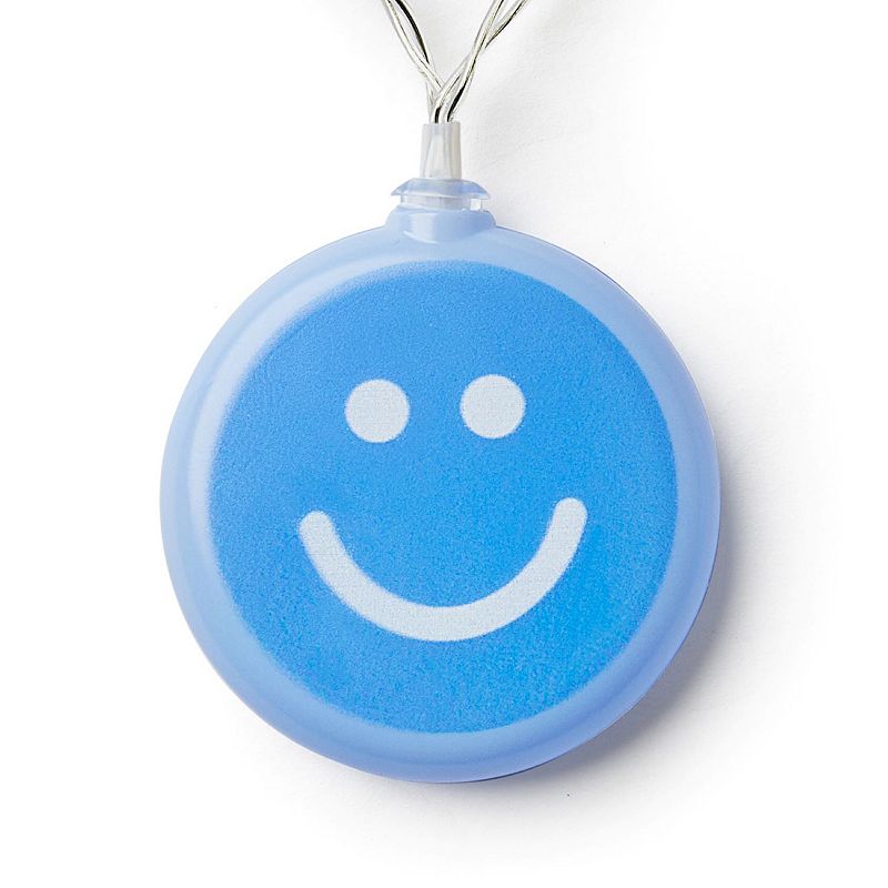 Packed Party Blue Smiley String Lights