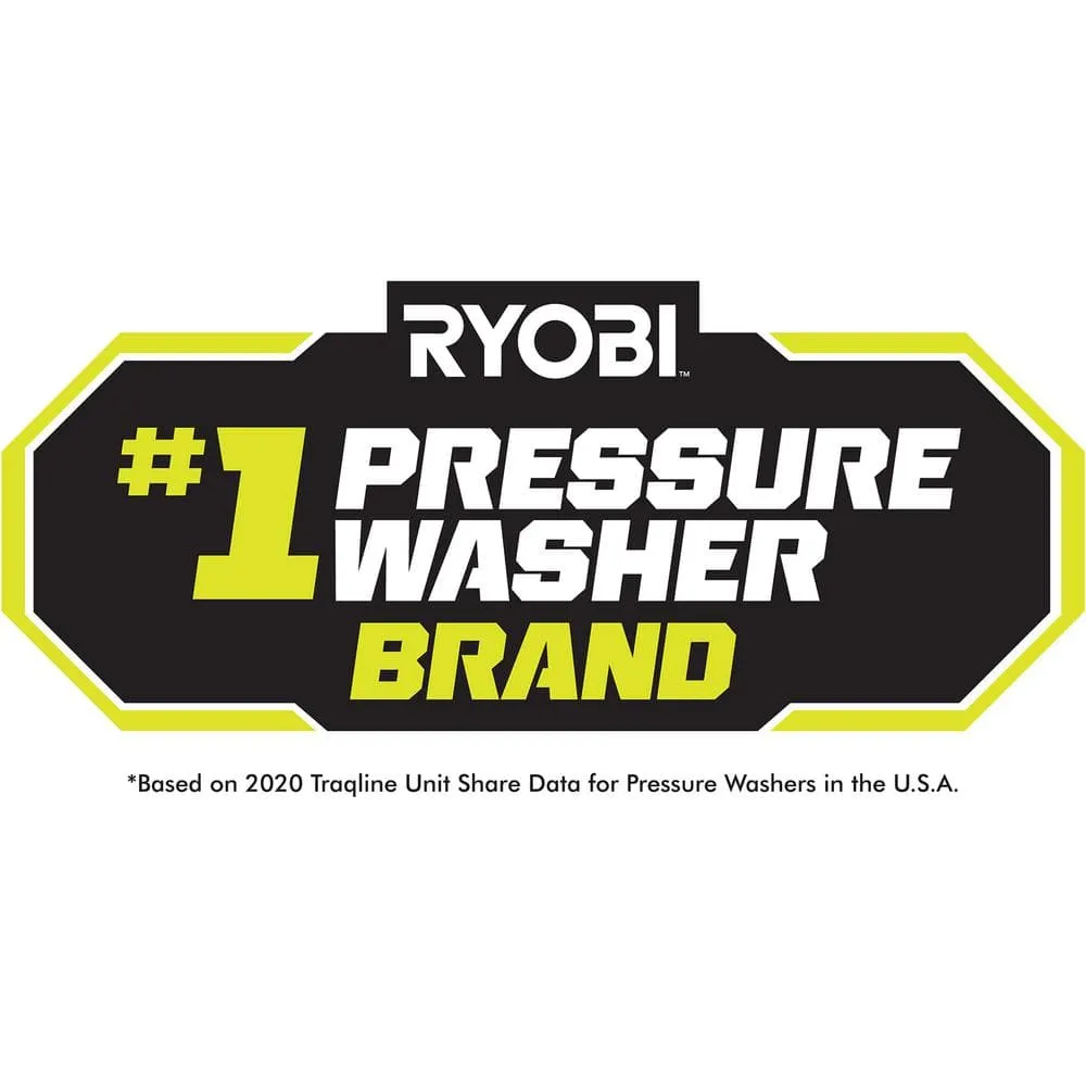 RYOBI 1800 PSI 1.2 GPM Cold Water Corded Electric Pressure Washer RY141802