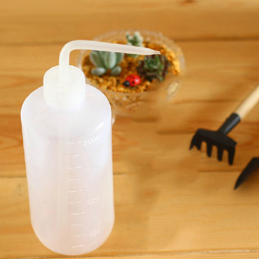 TureClos 500ml White Succulent Plants Watering Can Indoor Beak Dropper Flowerpot Plants Water Bottle
