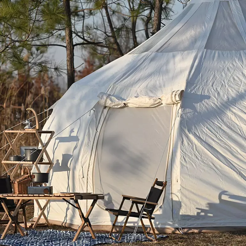 carpas para outdoor round 4m 5m 6m stargazer yurt zelt luxury waterproof big glamping dome camping star cotton canvas bell tent