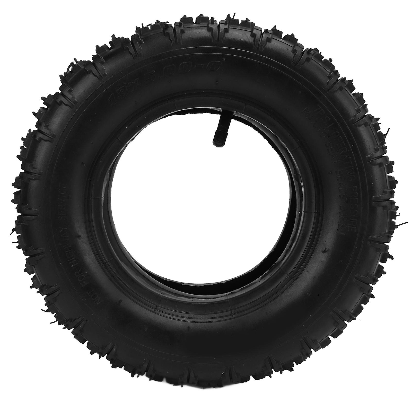 13x5.006 Inner And Outer Tires With Straight Valve Stem Thickening Lawn Mower Snow Plow Tires