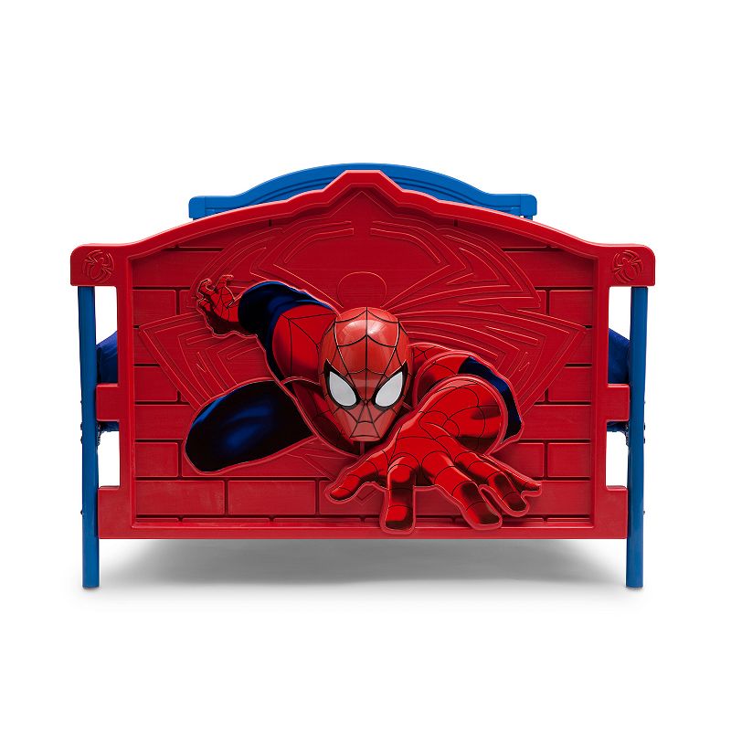 Delta Children Marvel Spider-Man Plastic 3D-Footboard Twin Bed