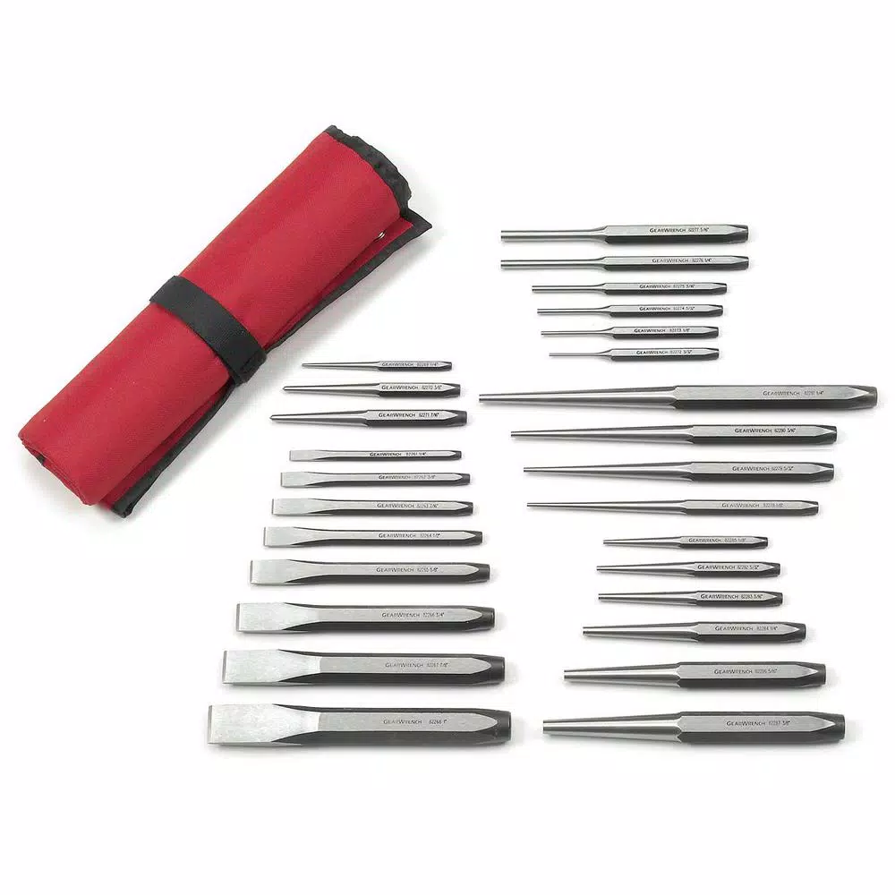 GEARWRENCH Punch and Chisel Set (27-Piece) and#8211; XDC Depot