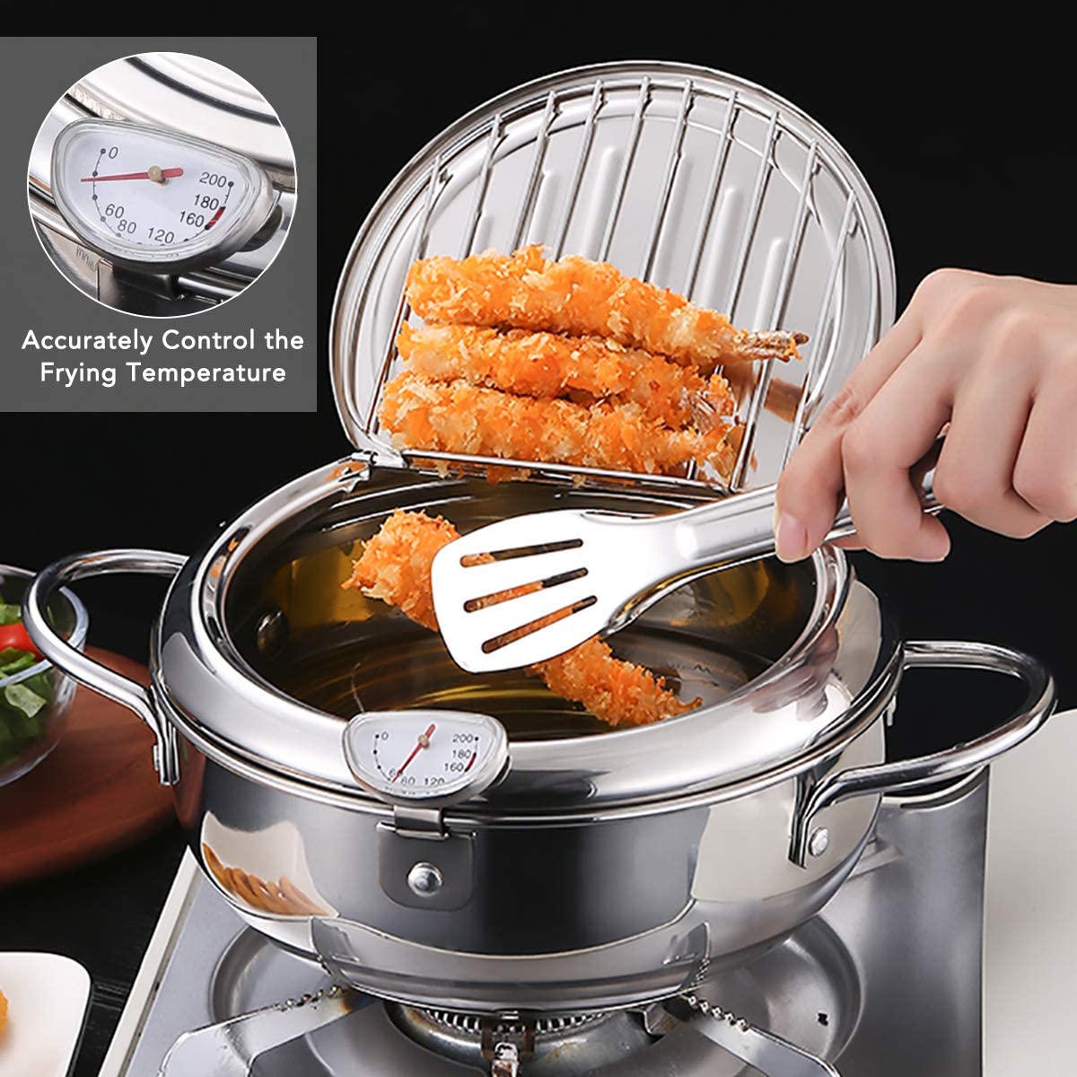 Christmas Hot Sale - Temperature Control Fryer(🥳 Special Offer-80% Off & Buy Two Free Shipping)