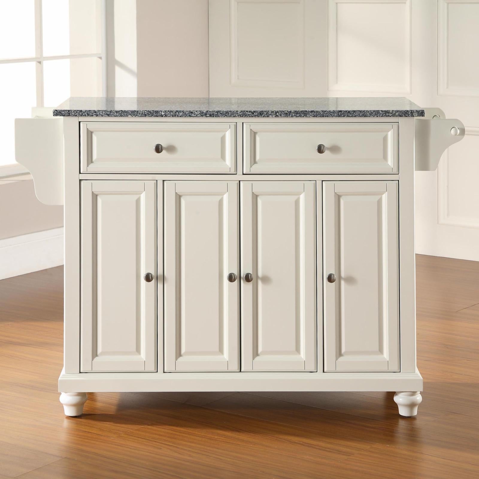 Crosley Cambridge Solid Granite Top Kitchen Island