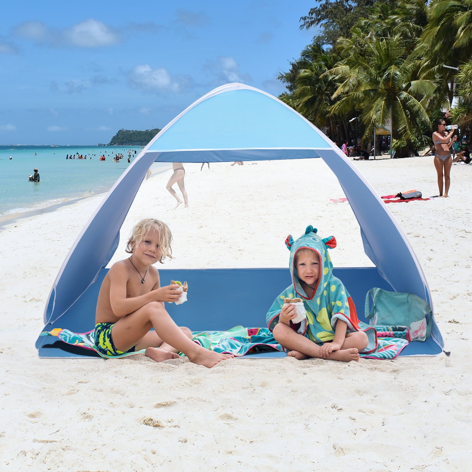 Ktaxon Summer Pop Up Beach Tent 2-3 Person Fishing Sun Shelter Tent