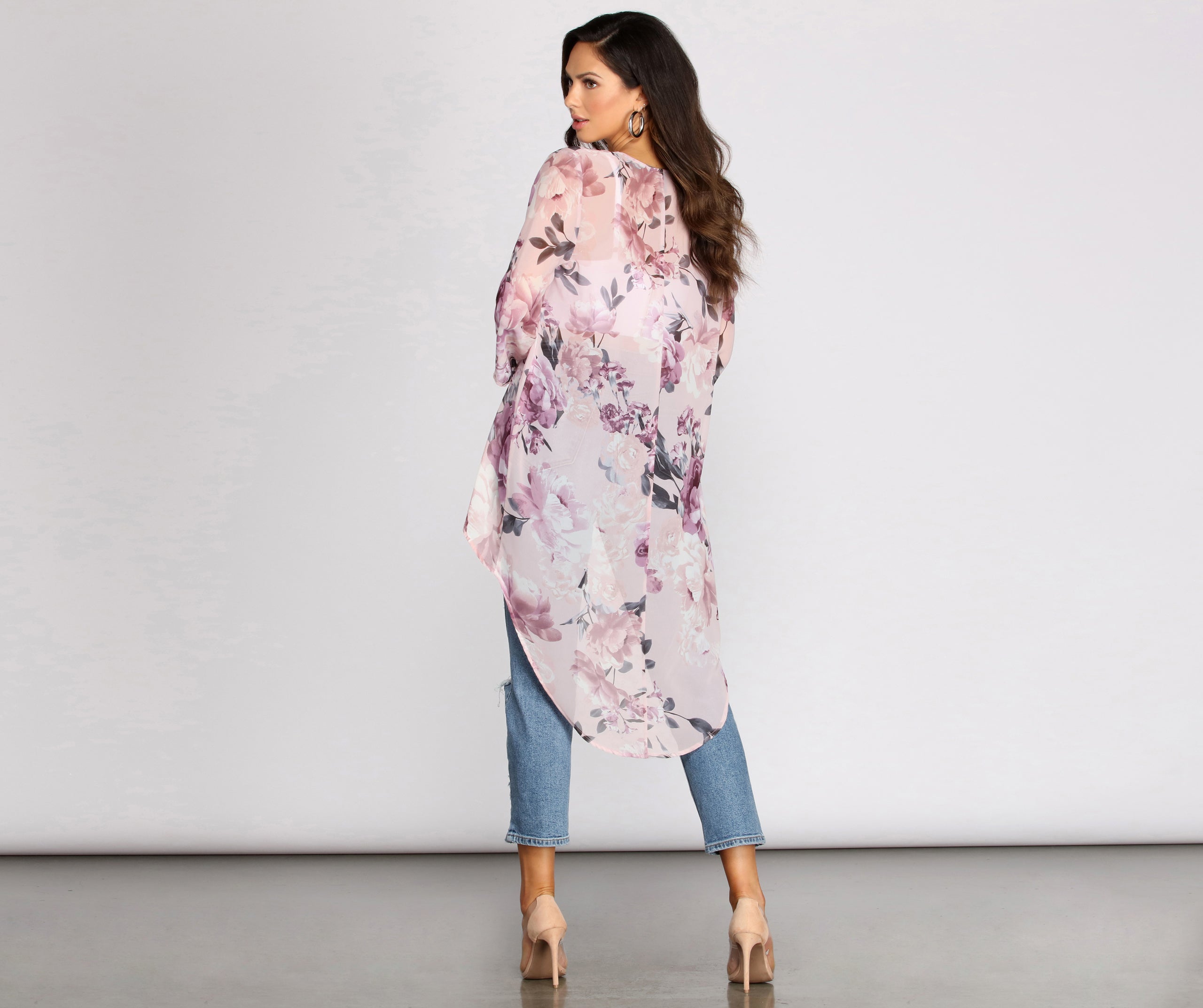 Summer Romance Floral Kimono