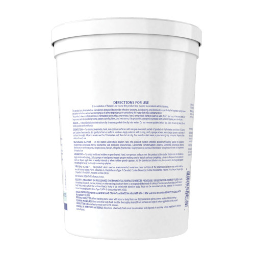 Easy Paks Detergent/Disinfectant， Lemon Scent， .5oz， Packet， 90/Tub， 2 Tubs/Carton (5412135)