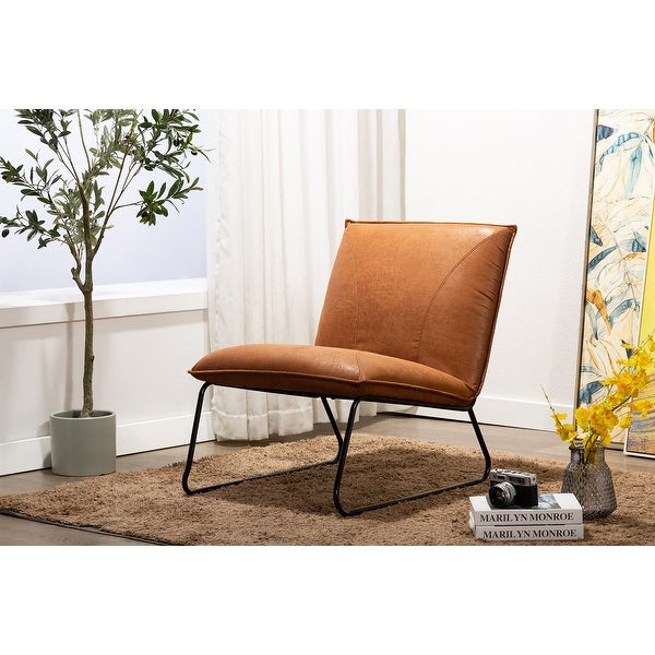 Porthos Home Quyen Armless 1 Sofa Seat， Microfiber Upholstery， Steel Legs