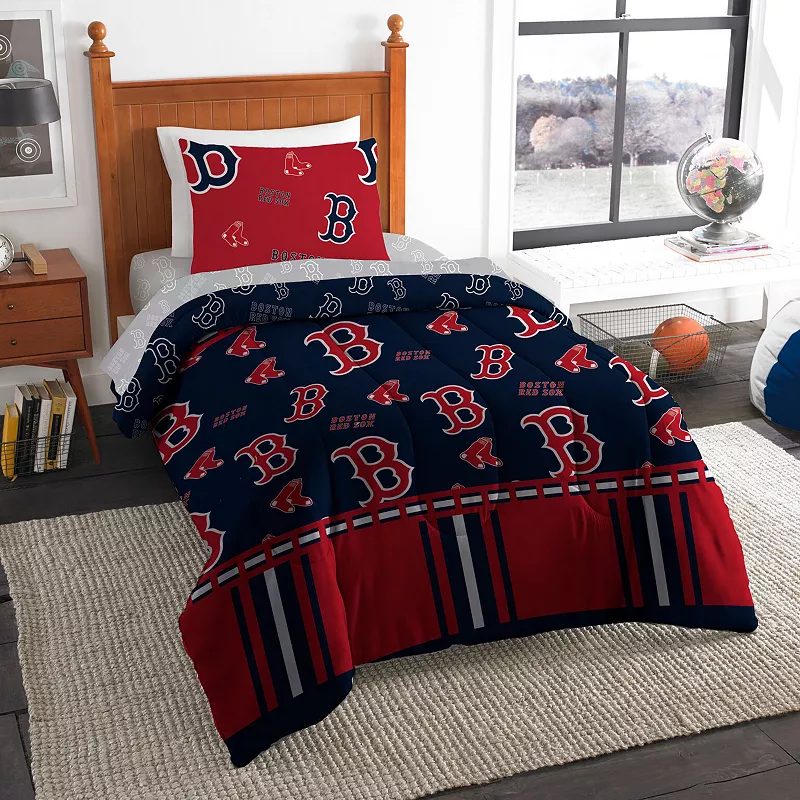 Boston Red Sox Twin Comforter Set