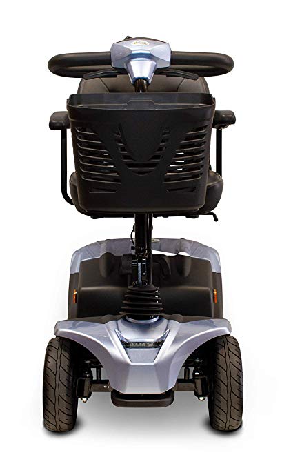 eWheels Medical EW-M41 Four Wheel Mobility Scooter, 350 lb Cap, Lights, Suspension Package, Blue