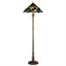 Meyda  99339 Stained Glass /  Floor Lamp From The Spiral Grape Collection -