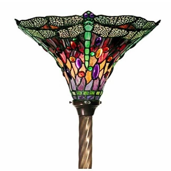-style Dragonfly Torchiere Lamp