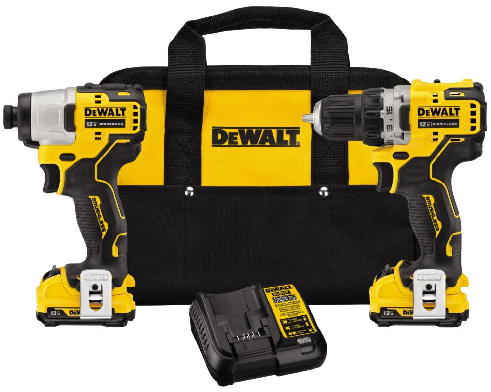 DEWALT 12V MAX XR Drill/Impact Driver Kit DCK221F2 from DEWALT