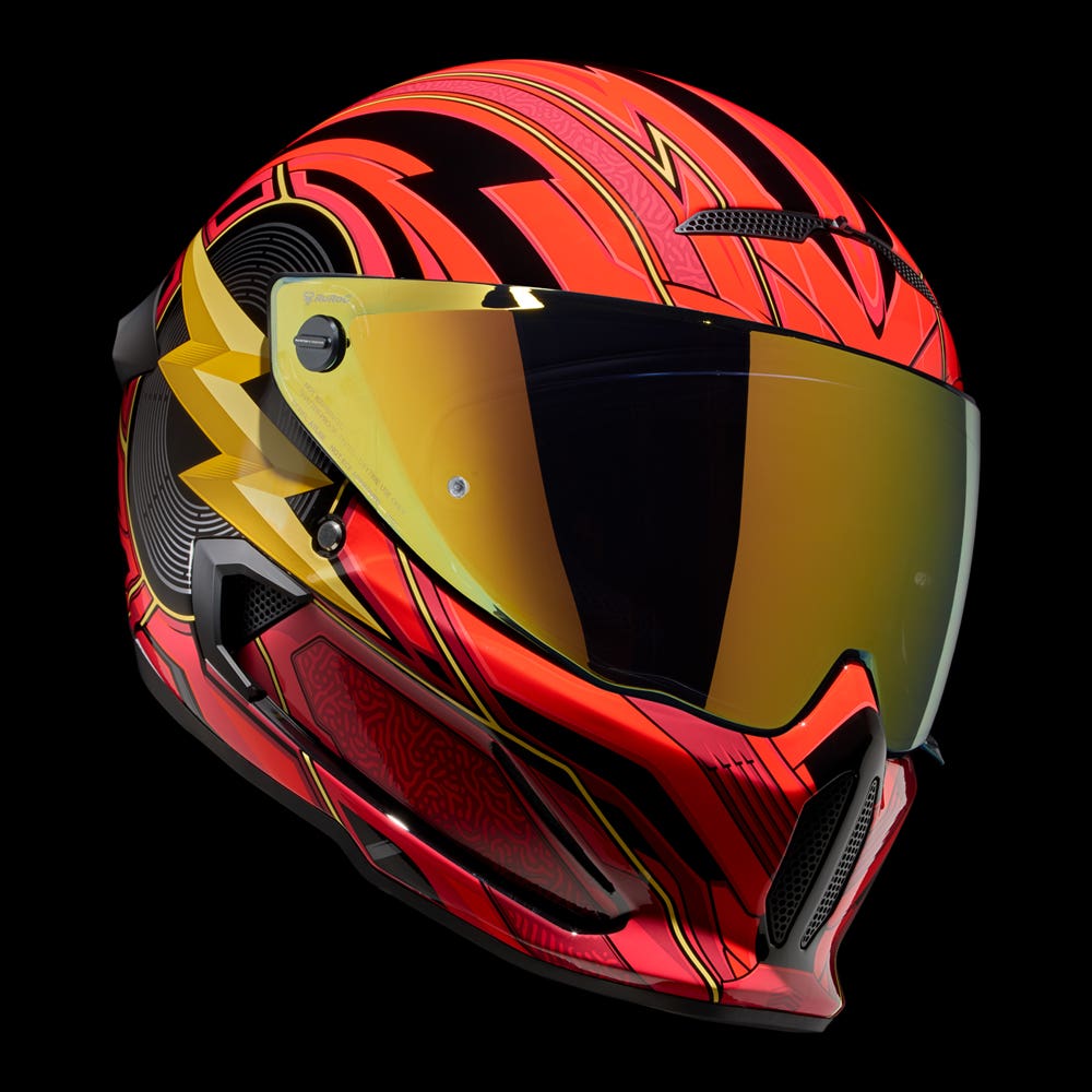 Ruroc |  ATLAS 4.0 The Flash | Full Face Bluetooth Motorcycle Helmet | Ruroc
