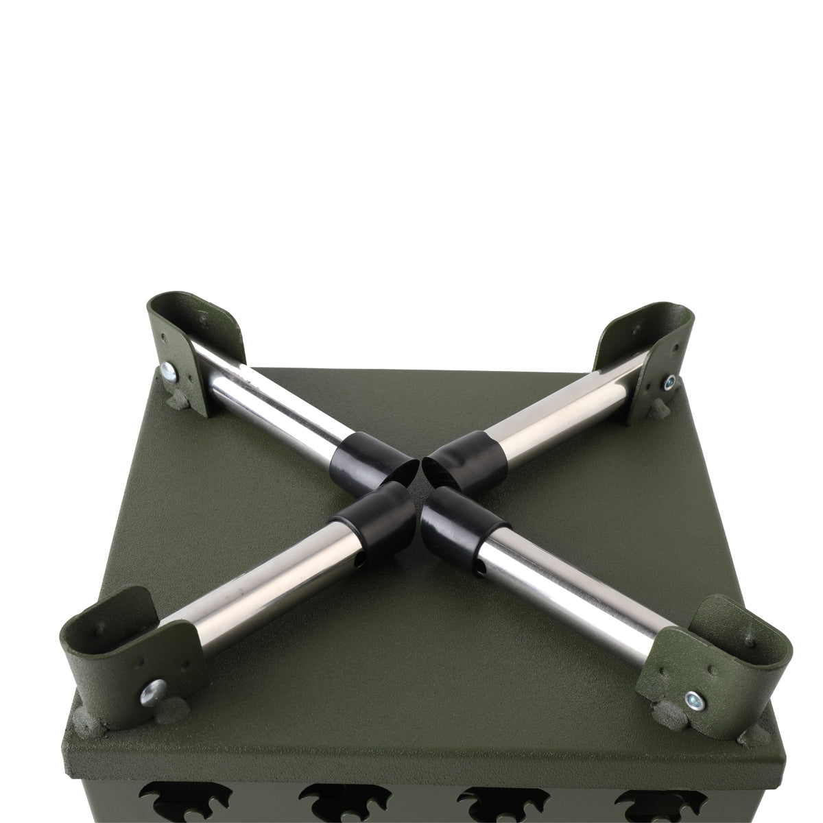 ECUTEE 8.7 inch Wood Burning Stove Outdoor Portable Camping Stove for Tent For Camping, Ice-Fishing, Cookout, Travelling(Green)