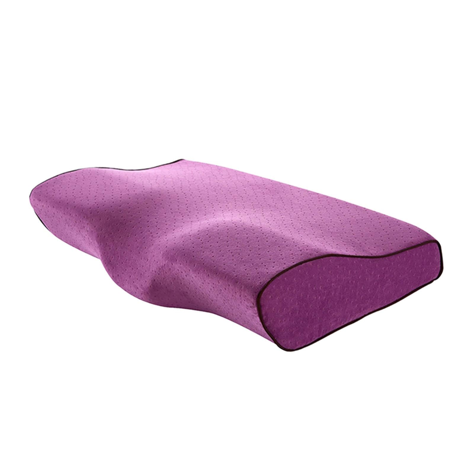 Memory Foam Pillow, Breathable, Slow , , Neck Pillows for , Stomach Sleepers, Girls , Violet
