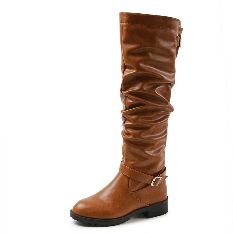 🔥🔥Ladies Knee Boots with adjustable buckle