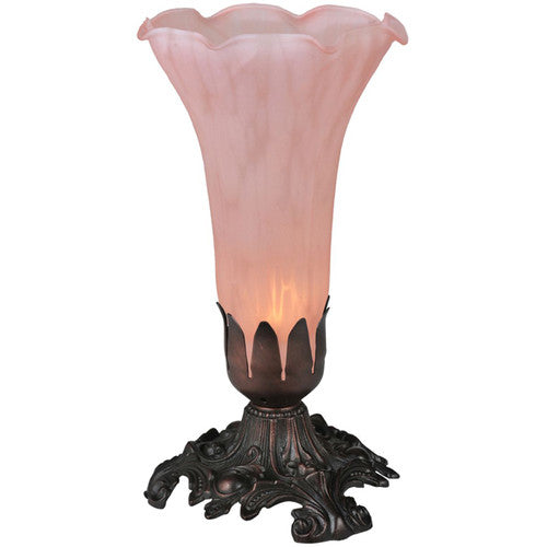 Meyda  11235 Stained Glass /  Accent Table Lamp From The Lilies Collection -
