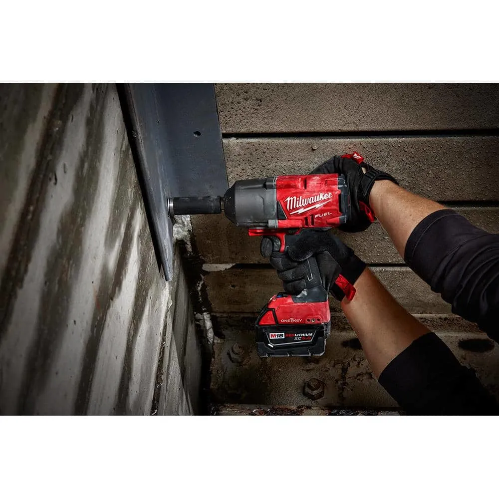 Milwaukee M18 FUEL ONE-KEY 18V Lithium-Ion Brushless Cordless 3/4 in. Impact Wrench with Friction Ring (Tool-Only) 2864-20