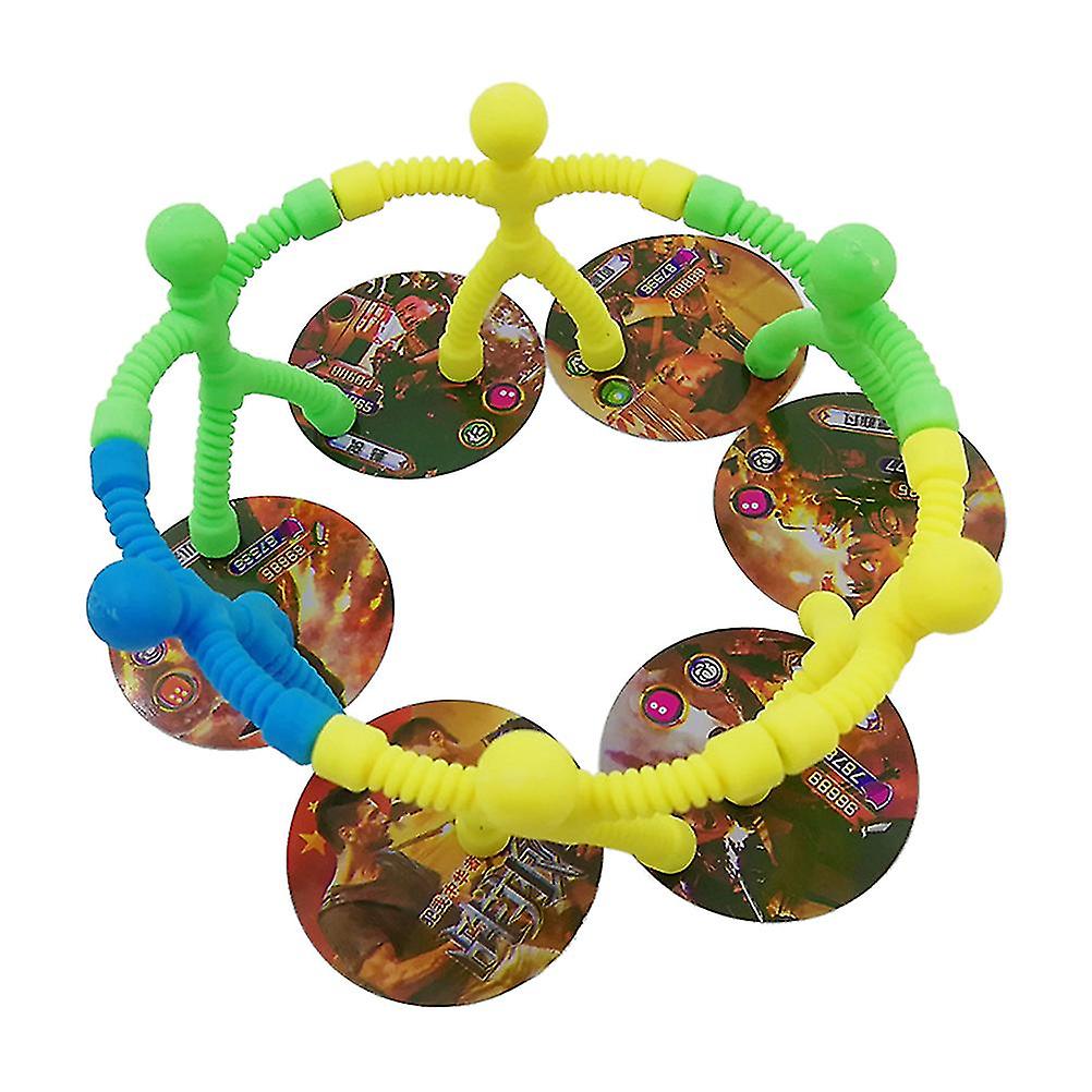 5pcs Random Color TPR Magnetic Man Shaped Doll Kids Anti Stress Toys Assembling Puzzles Educational Toys
