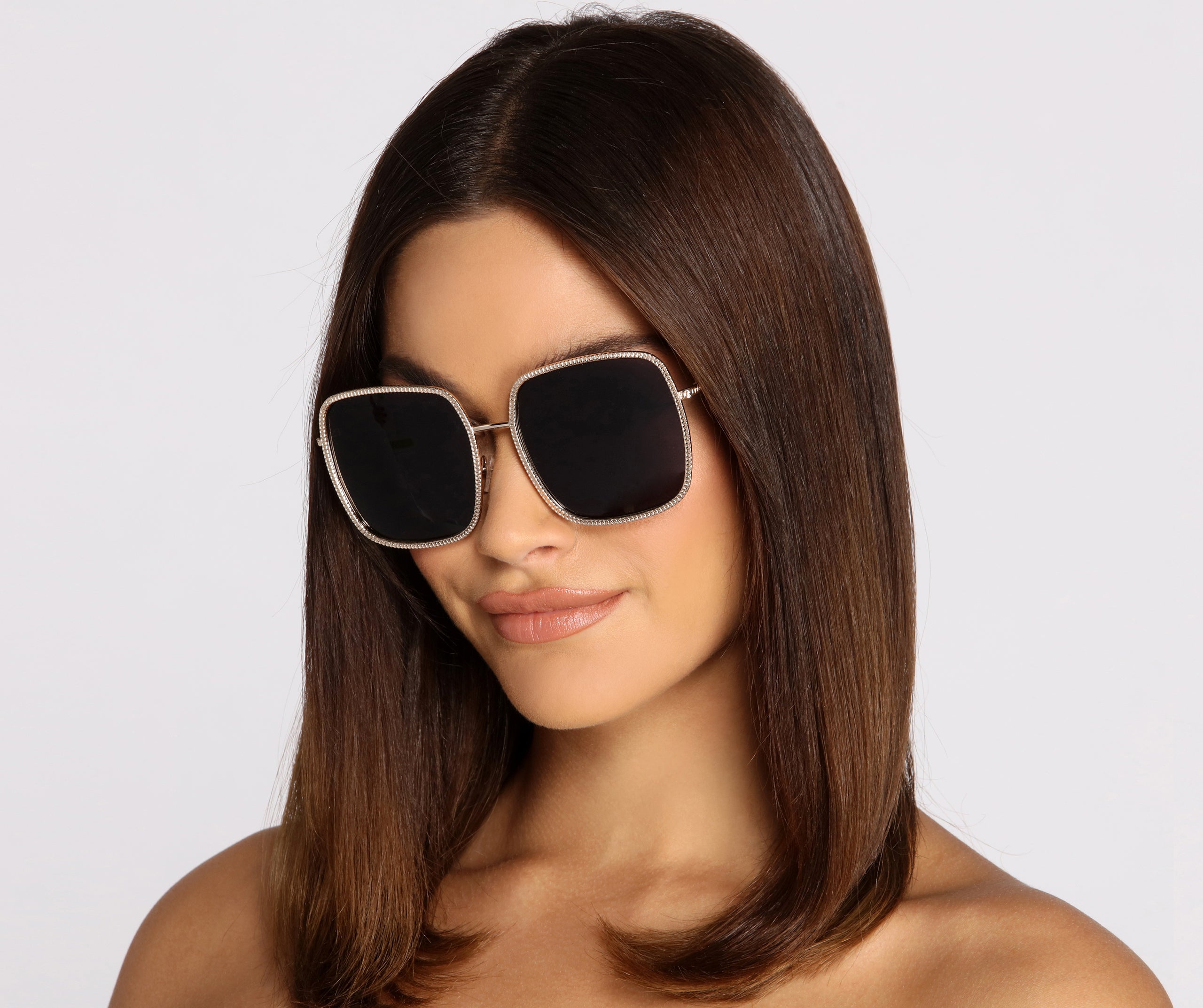 The Shade Is Real Over-sized Square Sunglasses