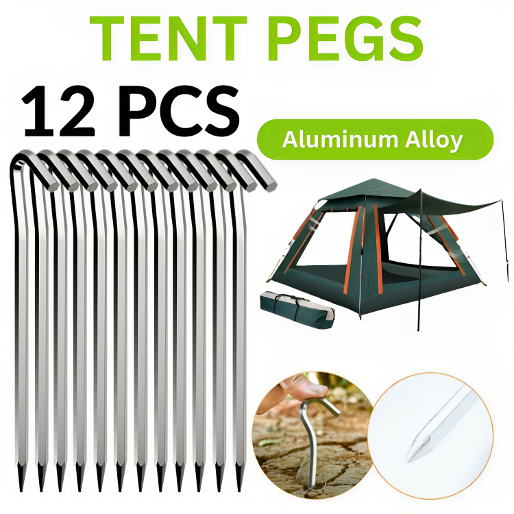 12 PCS Tent Pegs