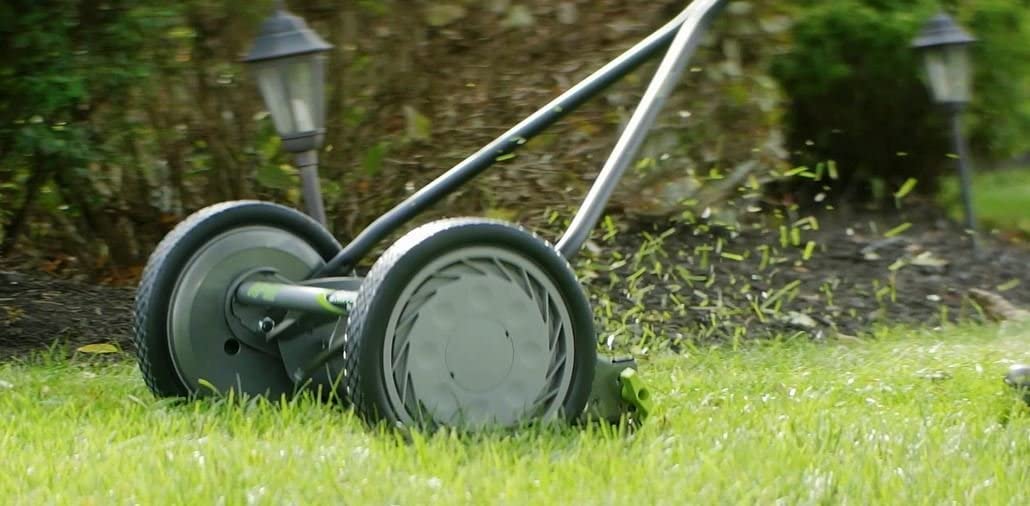 Earthwise 1715-16EW 16-Inch 7-Blade Push Reel Lawn Mower， Grey