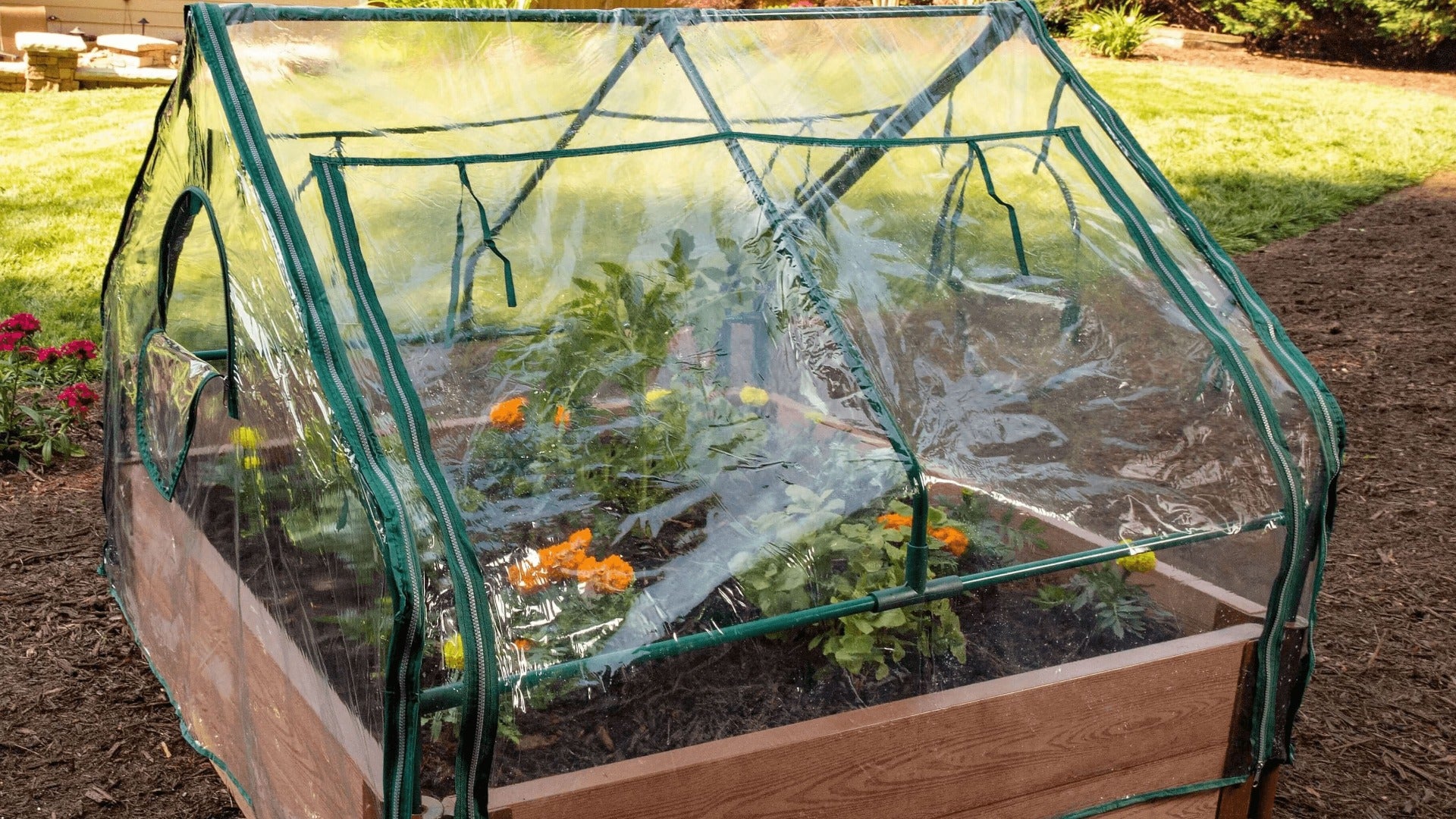 Cold Frame For Raised Bed - The 4 x 4 ‘Greenhouse’