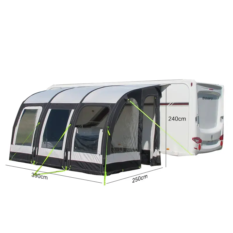Soon to be sold out!!💝Outdoor camping awning multi functional foldable trailer type quick open inflatable RV side tent
