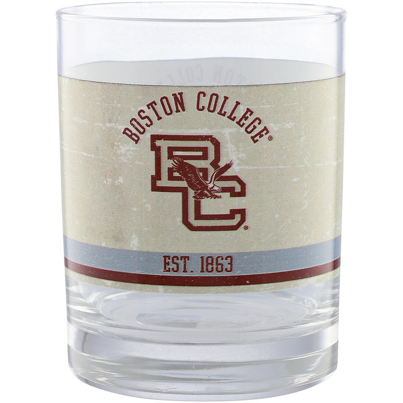 Boston College Eagles 14oz. Vintage Retro Rocks Glass