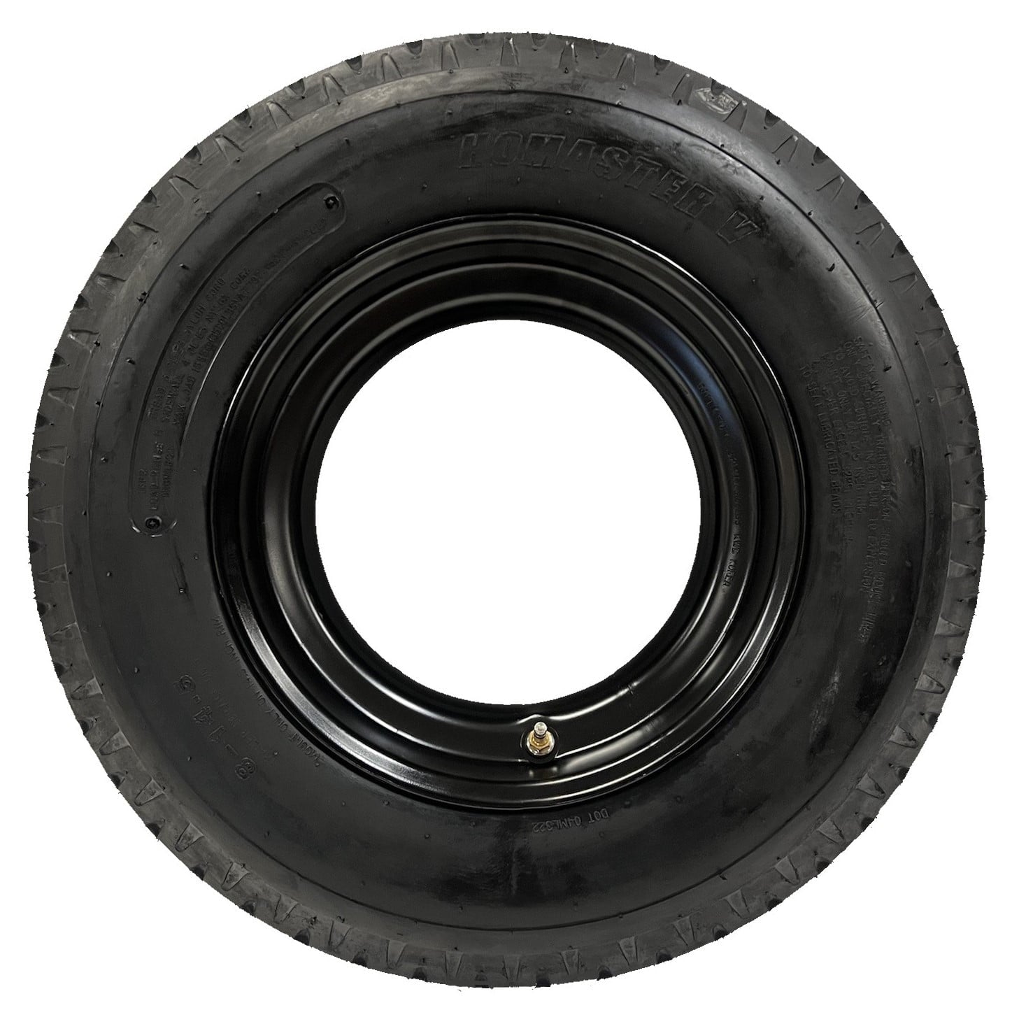 2-Pk Mounted Trailer Tire Rim Homaster 8-14.5 LRG 14.5 in. Demountable Rim Wheel