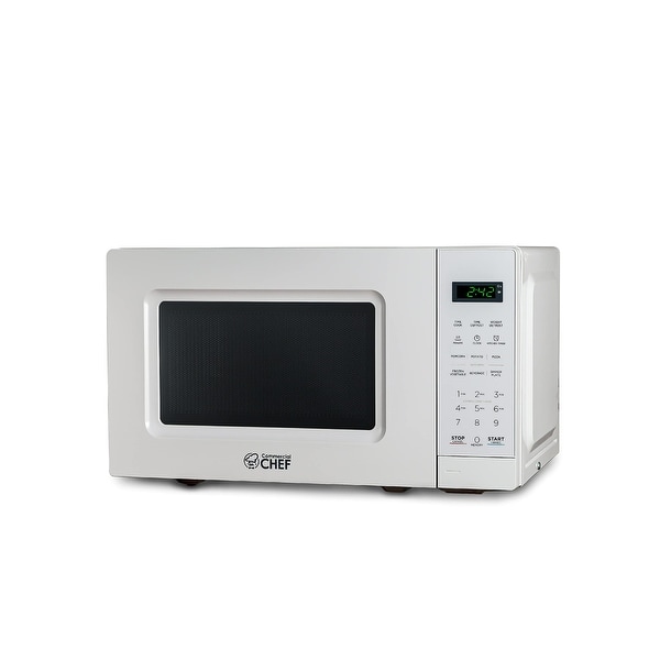 0.7 Cu.Ft Countertop Microwave Oven- White