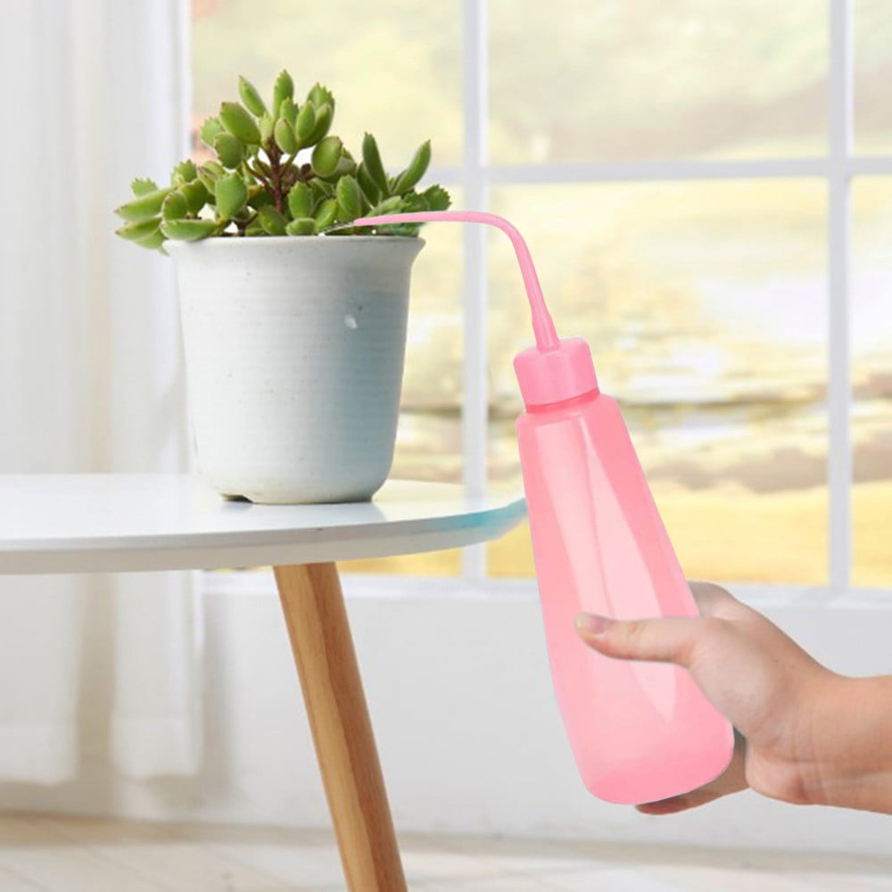 Hxroolrp Transparent Flower Watering Bottle for Garden Indoor Transparent Squeeze Cans
