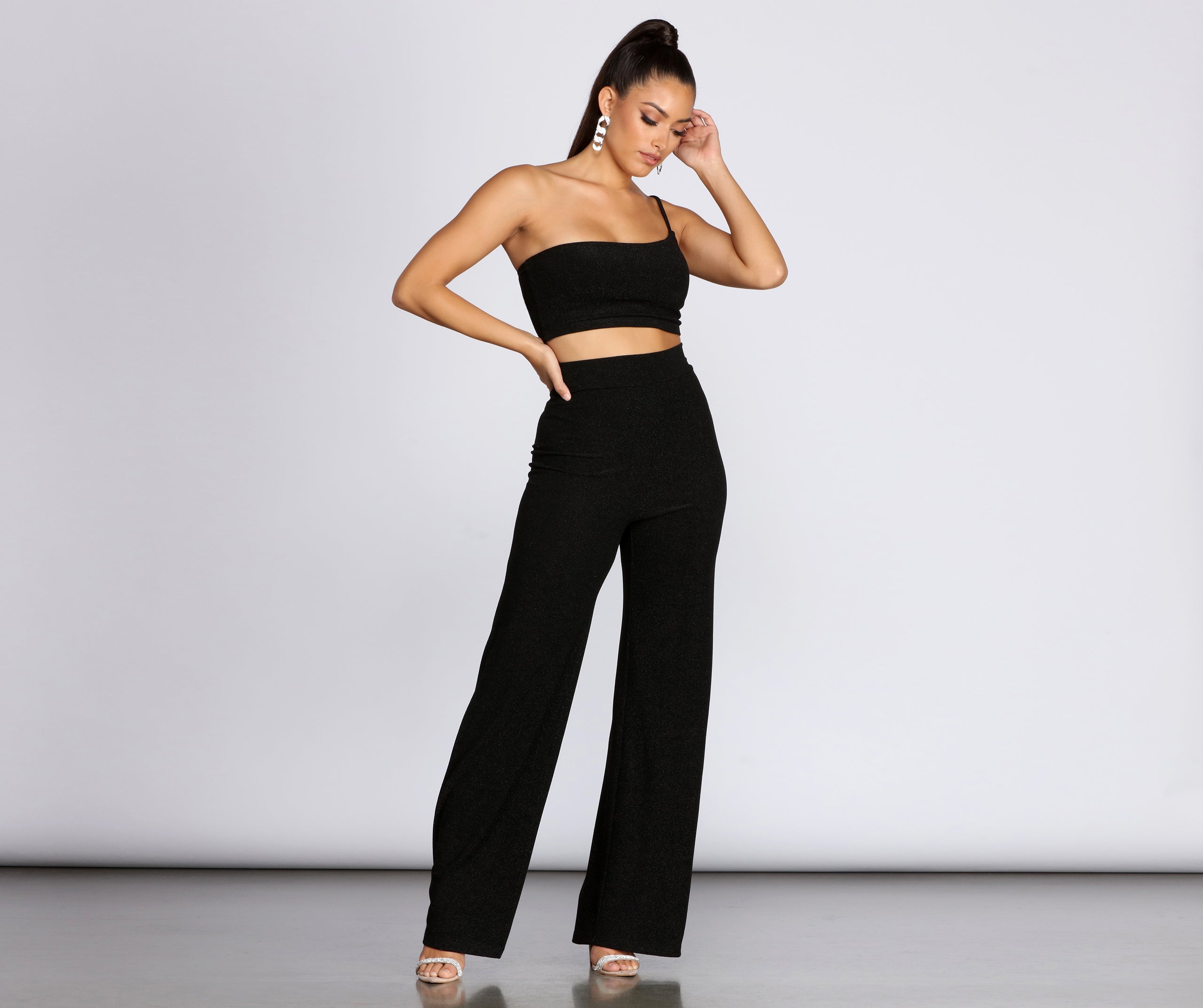 Shimmer High Waist Pants