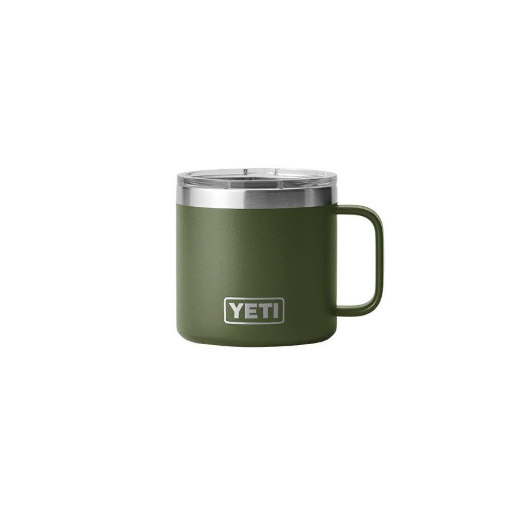 Yeti Rambler 14oz Mug with MagSlider Lid Highlands Olive