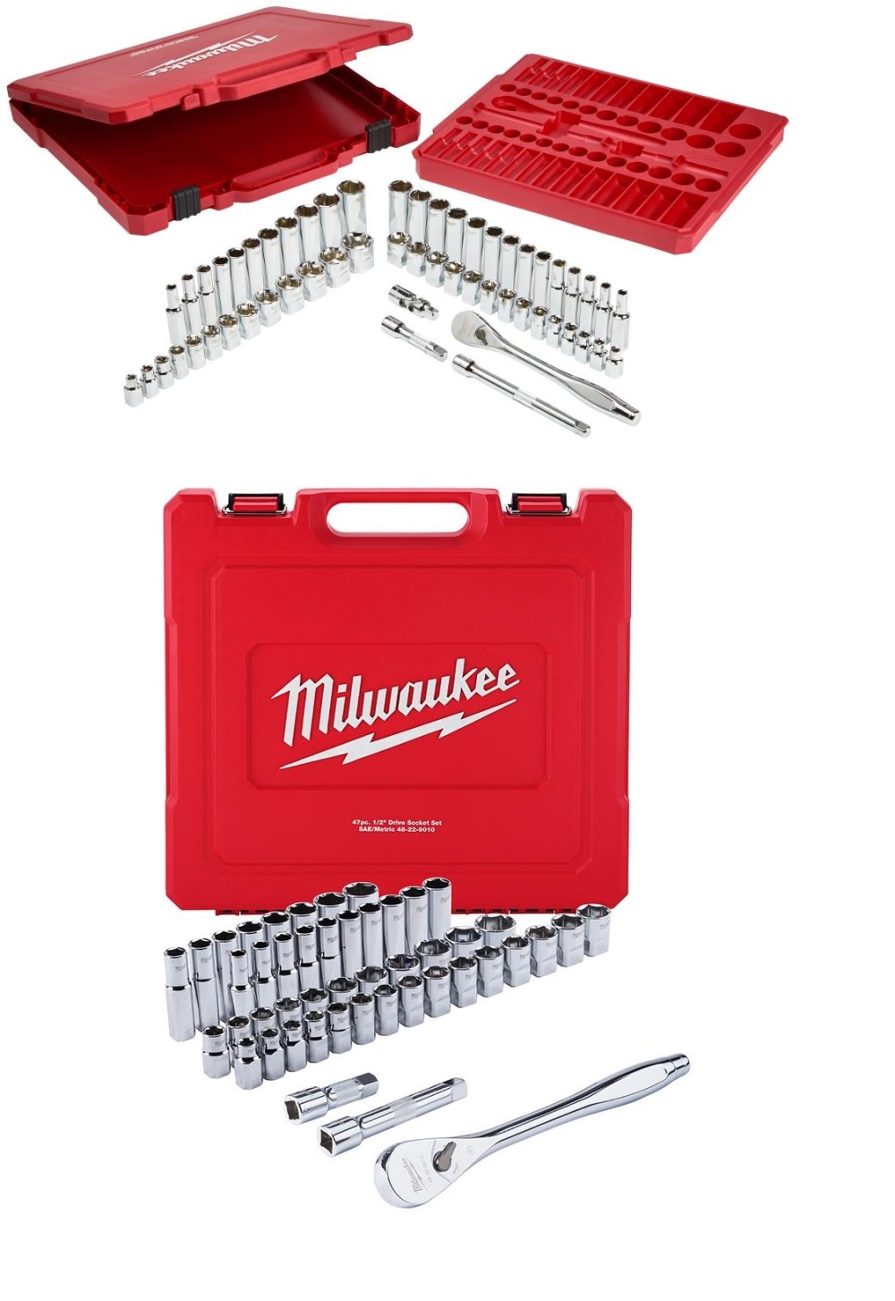 Milwaukee Ratchet Socket Wrench Set 103pc Bundle