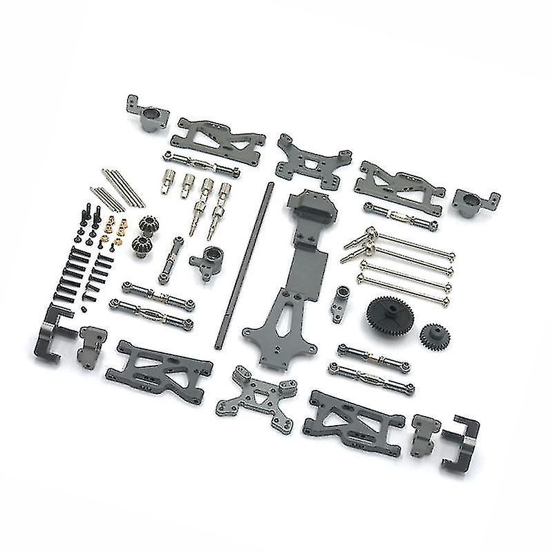 For 144001 144002 144010 1/14 Rc Car Metal Upgrade Parts Kit Drive Shaft Swing Arm Modification Acc