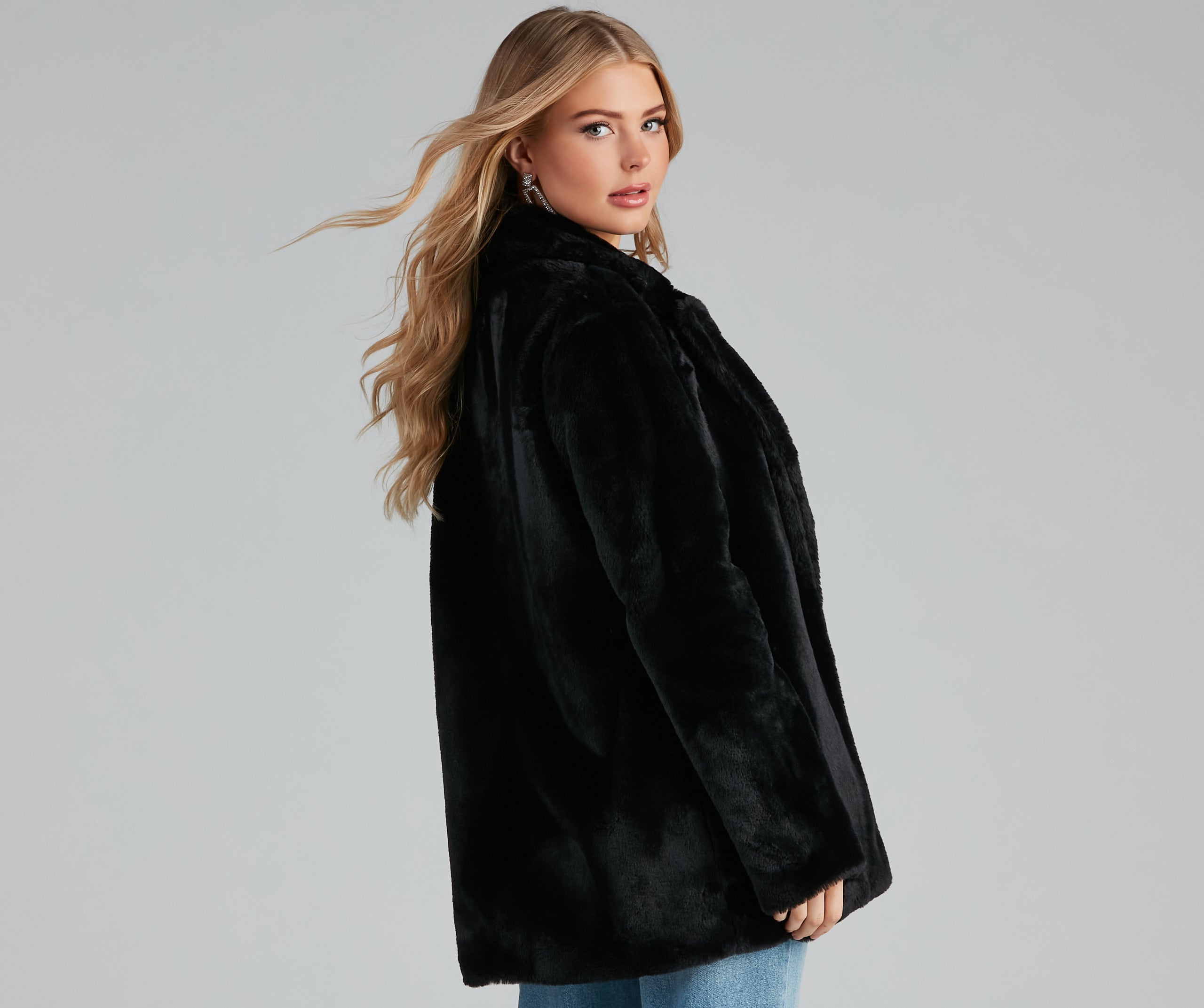 Layered In Luxe Faux Fur Coat